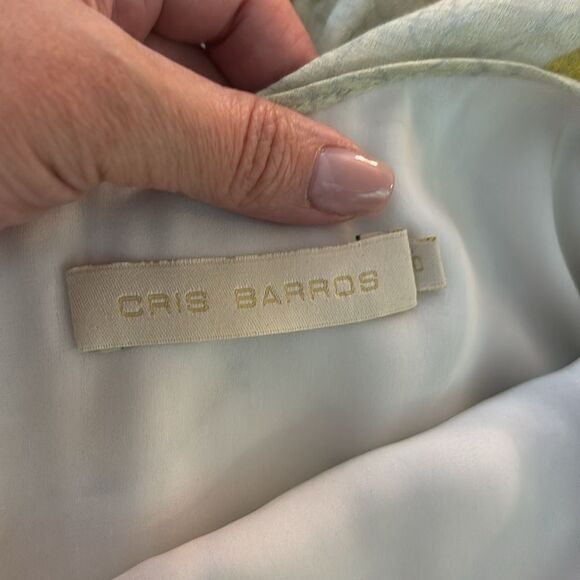 Cris Barros floral print mini ruffle dress, S - Picture 8 of 9